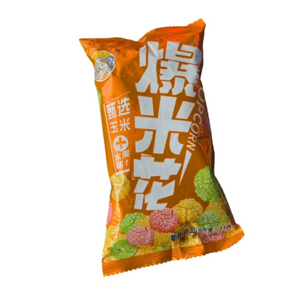 Popkorn Baohuafu s fruktovym vkusom 33g