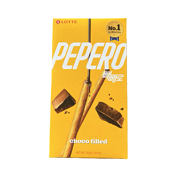 Соломка в шоколодной глазури Pepero Choco Filled 45г