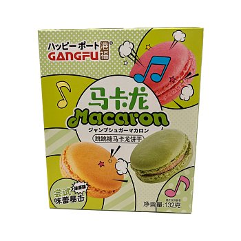 Печенье Gang-Fu Macaron со вкусом чая матча 132г