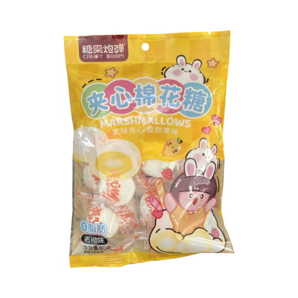 Marshmellou Candy Boom s apelsinovoy nachinkoy 80g