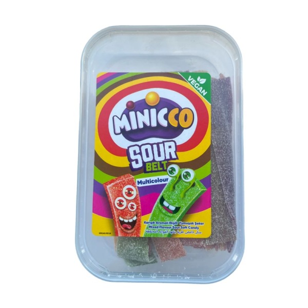 Marmelad v bankakh Miniccco Sour Belt Multicolor 200g