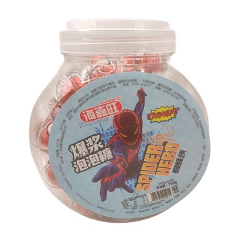 Жевательная резинка Jiawang Spider Hero с жидкой начинкой 14г