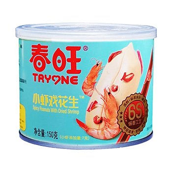 Арахис Tryone жареный со вкусом креветок 150г