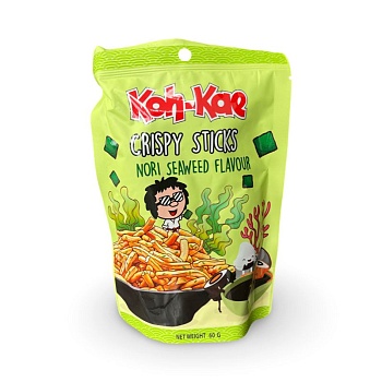 Хрустящие палочки Koh-Kae со вкусом морских водорослей нори 60г