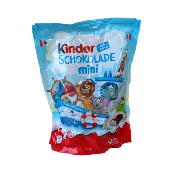 Shokolad Kinder mini s molochnoy nachinkoy 120g