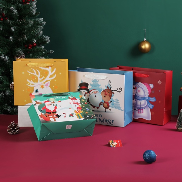 Paket podarochnyy Snax Merry Christmas 022M 25x21x10