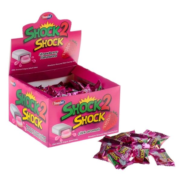 Zhevatelnaya rezinka Saadet Shock2Shock klubnika 4g