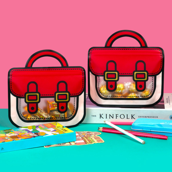 Paket podarochnyy Yokee Bag Y-03 20*19sm krasnyy