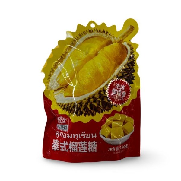 Zhevatelnye konfety Huifengyuan Thai so vkusom duriana 130g