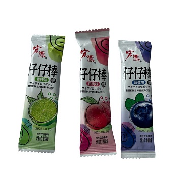 Леденец на палочке Hongyuan 2003 фруктовый микс 3г 