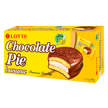Печенье Lotte Choco Pie Banana 