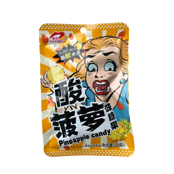 Konfety Luxing Cool acid Ananas 22g