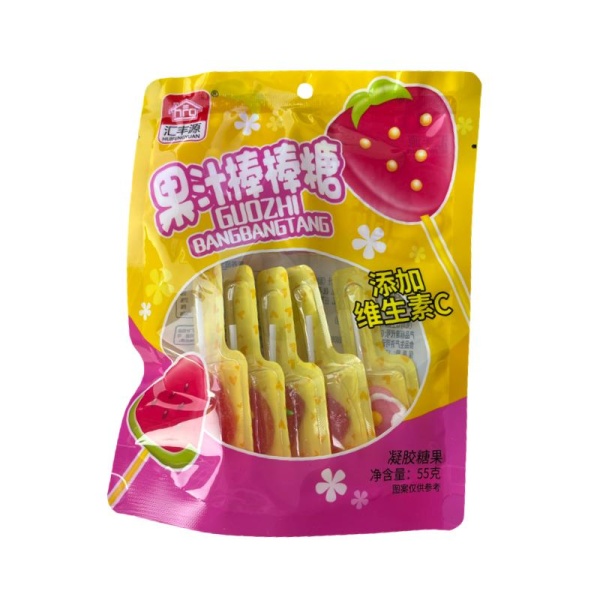 Marmeladnye konfety Huifengyuan na palochke 55g