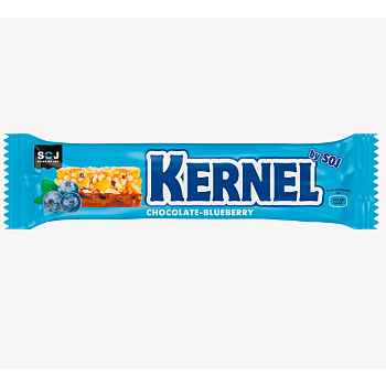 Злаковый батончик Kerlli с черникой в молочном шоколаде 50г