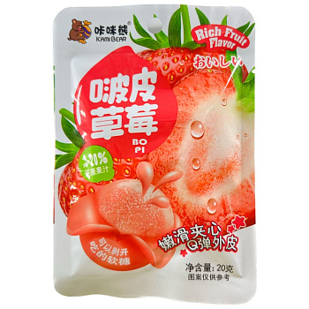 Мармелад Kami Bear Клубника 20г