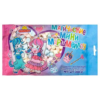 Маршмеллоу Guandy Гуанди Магические мини фруктовые 200г 