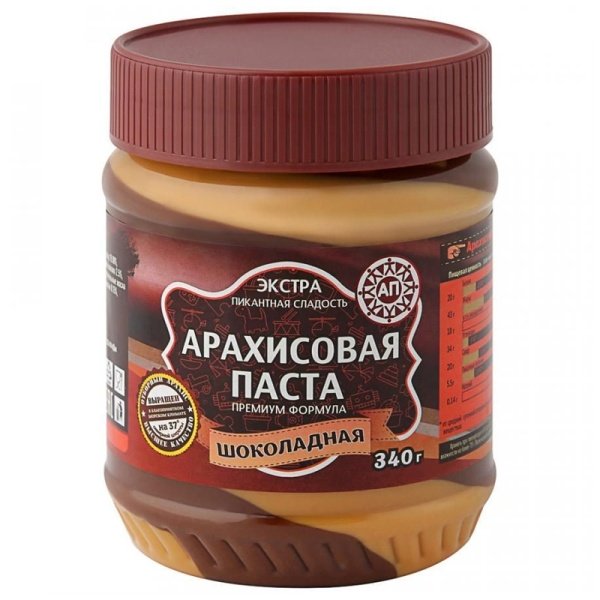 Arakhisovaya pasta Azbuka produktov shokoladnaya 340g