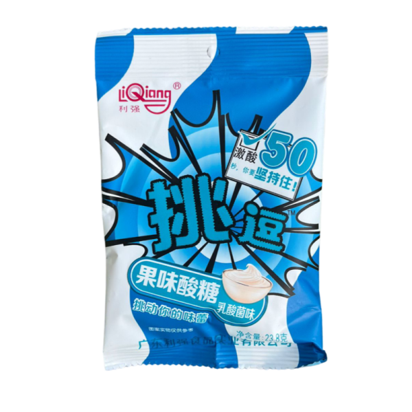 Konfety LiQiang so vkusom yogurta 24g