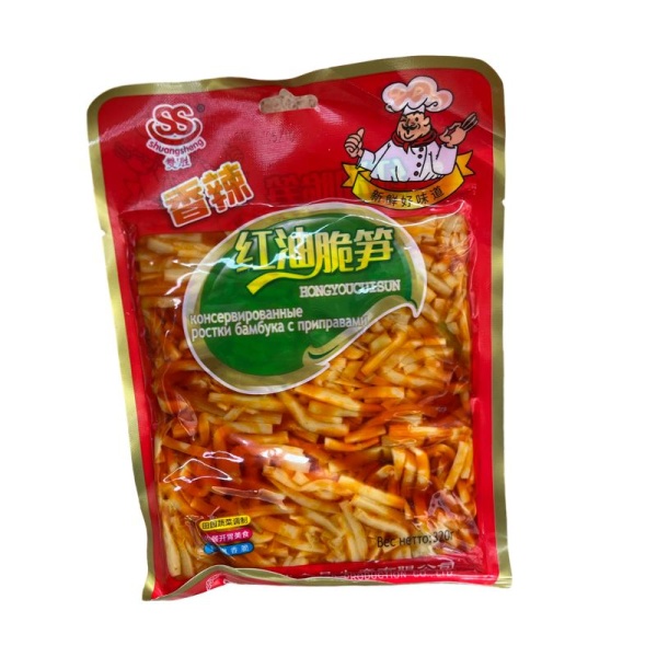 Pobegi bambuka ShuangSheng marinovannye s pertsem 320g
