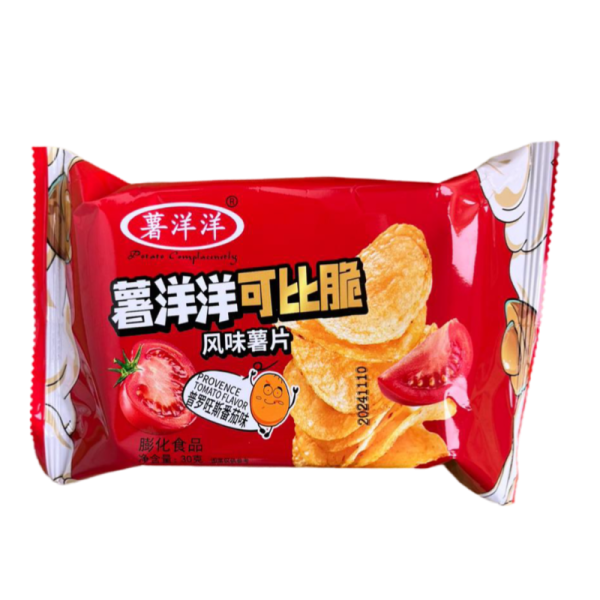 Chipsy ShuYangyang Guoba s tomatnym vkusom 30g